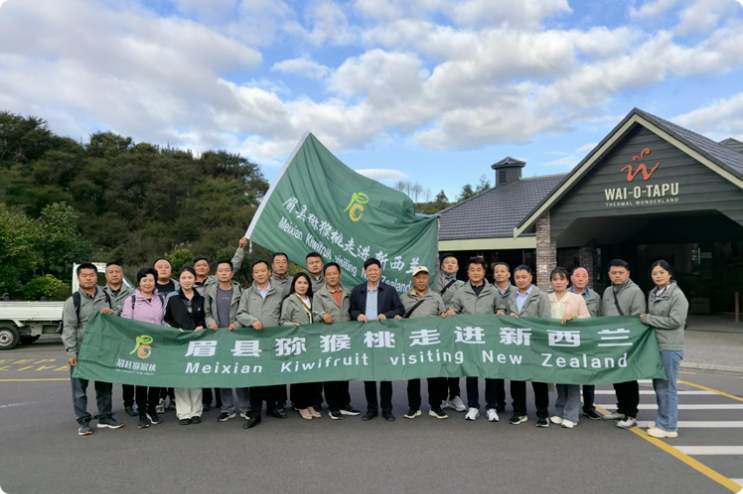 眉縣獼猴桃業(yè)者訪問新西蘭